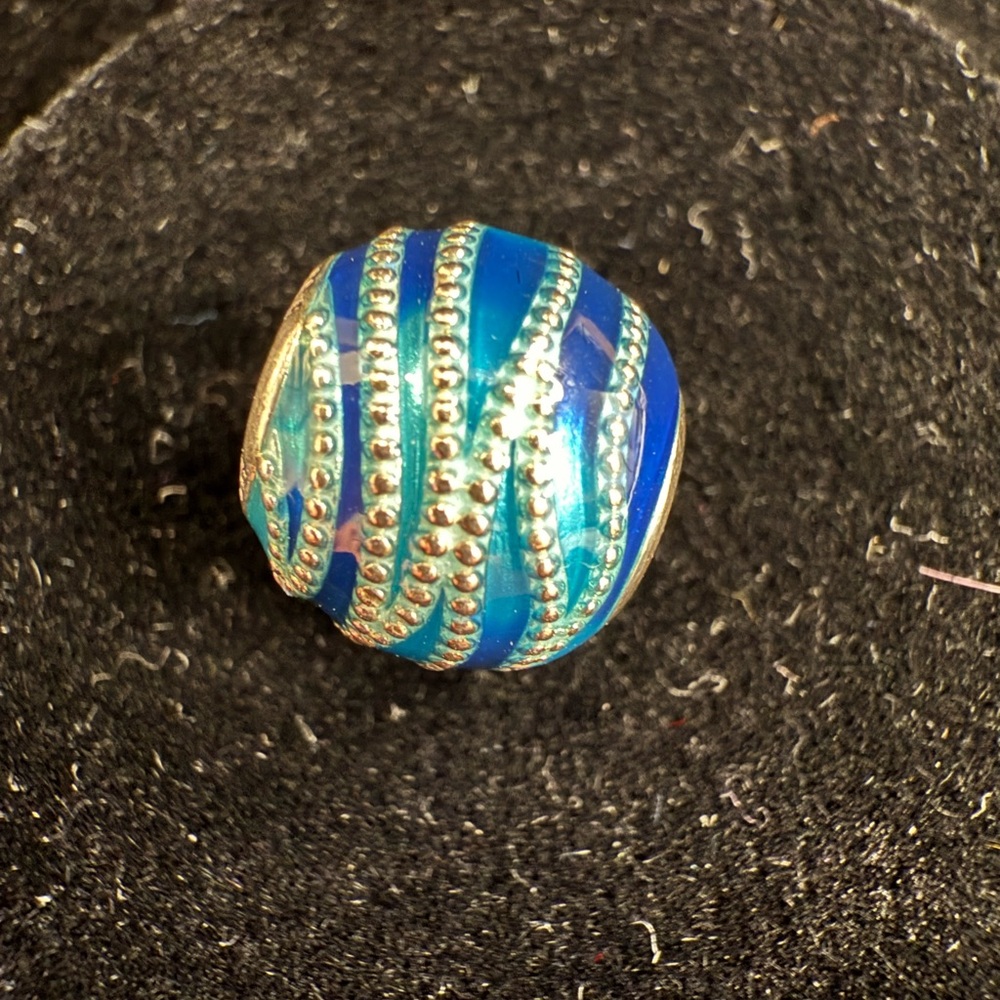 Pandora Blue Wave Charm